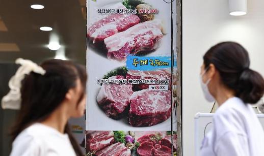 填饱肚子万元起步 韩国大众餐饮物价五年间涨四成