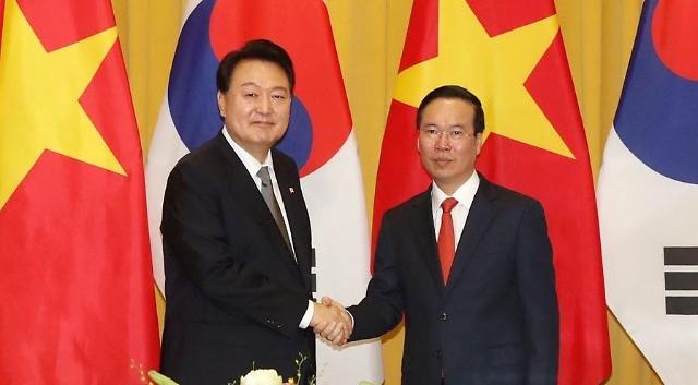 [SUMMIT] S. Korea to cooperate with Viet Nam to achieve trade amount of $150 bln by 2030