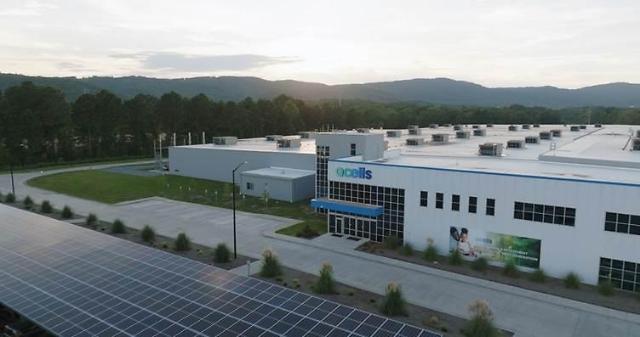미국 조지아주(州) 달튼에 있는 한화솔루션 큐셀부문(한화큐셀) 태양광 모듈 공장[사진=한화큐셀]