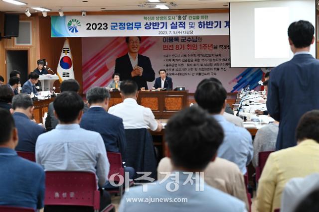 2023 군정업무 상반기실적 및 하반기 계획 보고회사진홍성군