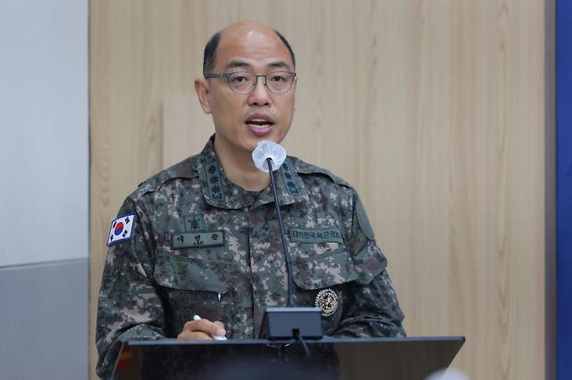 이성준 합동참모본부 공보실장이 28일 오전 서울 용산구 국방부에서 열린 정례브리핑에 참석 취재진의 질문에 답하고 있다 20230328사진유대길 기자 dbeorlf123ajunewscom