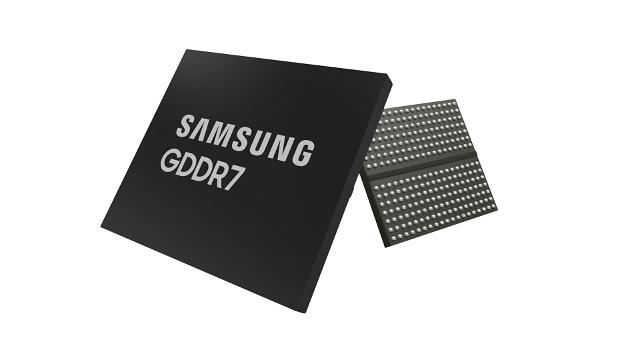 삼성전자가 최근 32Gbps GDDR7 D램을 업계 최초로 개발했다사진삼성전자