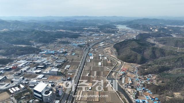 용인 첨단 시스템 반도체 국가산단이 들어설 이동 남사읍 일대 전경사진용인시