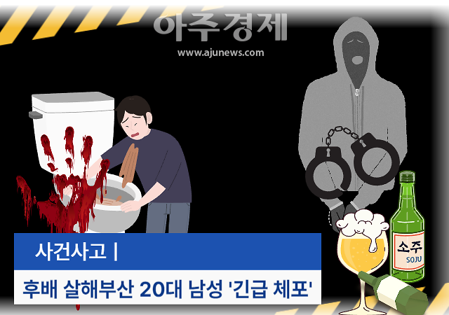 집에서 함께 술을 마시던 후배를 흉기로 수차례 찔러 사망하게 한 사건이 발생했다그래픽박연진
