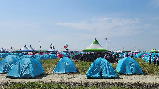 WOSM plans early departure of participants from World Scout Jaboree site due to typhoon Khanun