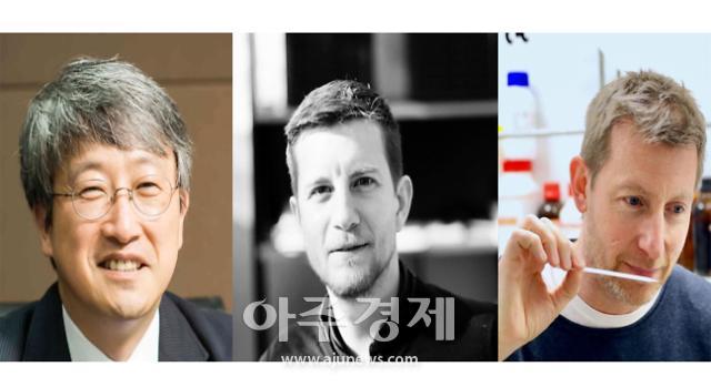 DGIST 남구 토탈뷰티 제조·서비스 전문인력 양성 및 청년 창업 활성화 사업의 일환으로 진행되는 향기산업 전문가양성과정 교수진인 문제일 교수 Jérémie Topin 교수 Jéröme Golebiowski 박사좌부터이다 사진디지스트 