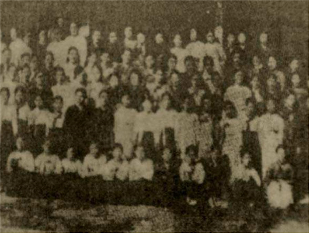 1910년 통영예기조합 조합원들의 단체 사진사진국가보훈부