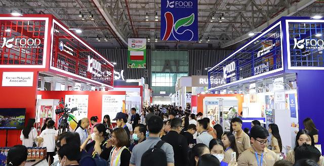  ‘2023 베트남 식음료박람회Viet Food  Beverage 2023’ 한국관 전경 사진aT