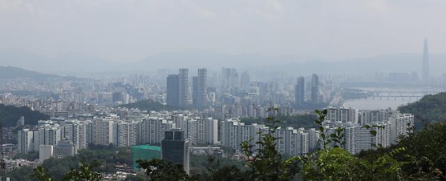  서울 남산에서 바라본 아파트 단지 사진연합뉴스   