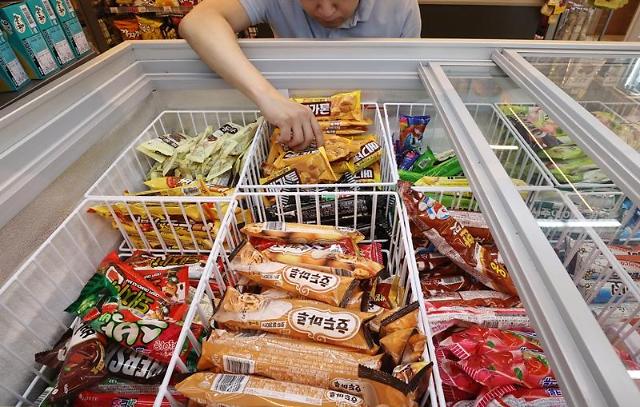 서울 한 매장에 진열된 아이스크림 모습 사진연합뉴스DB