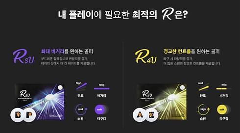 카카오프렌즈 골프 고성능 우레탄 골프공 R3U R4U 출시 사진카카오 VX