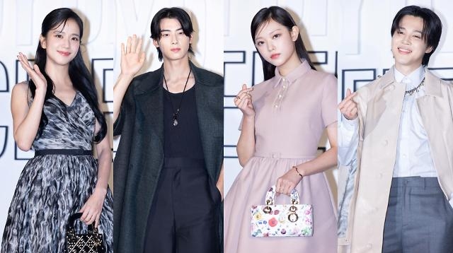 [슬라이드 포토] 레이디 디올 셀레브레이션 전시회 참석한 스타들