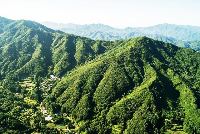 충북 제천 구학산 전경 사진제천시