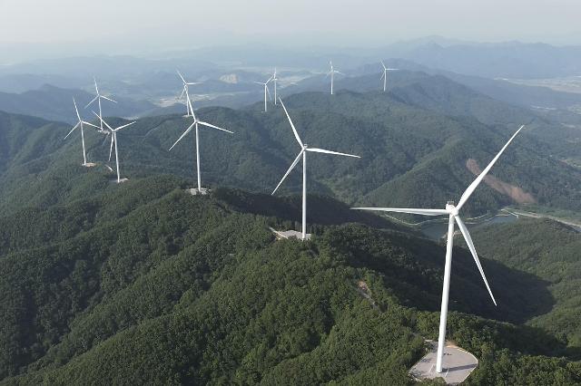 한국남부발전 52MW급 대용량 화순 금성산 풍력발전단지 조성사진남부발전