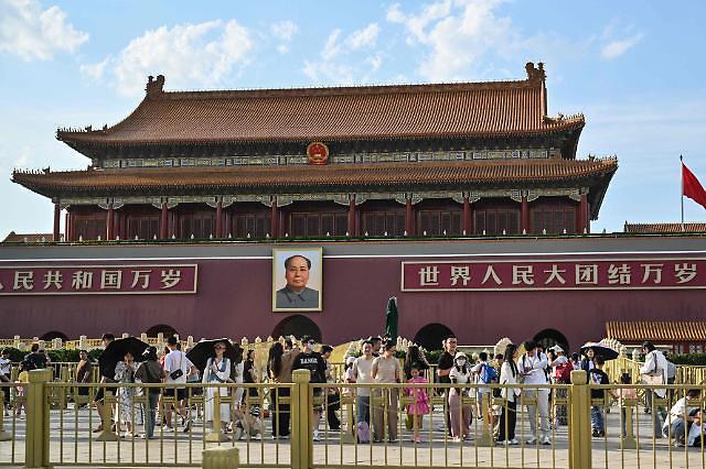 중국 수도 베이징 톈안먼 광장 사진로이터·연합뉴스