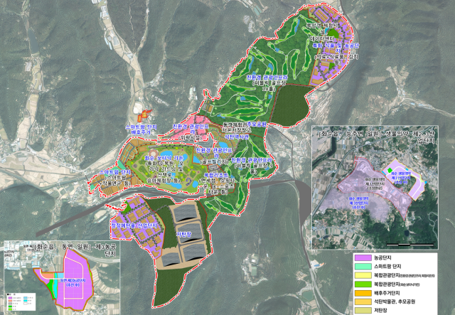 화순 폐광지역 종합개발 계획안사진화순군