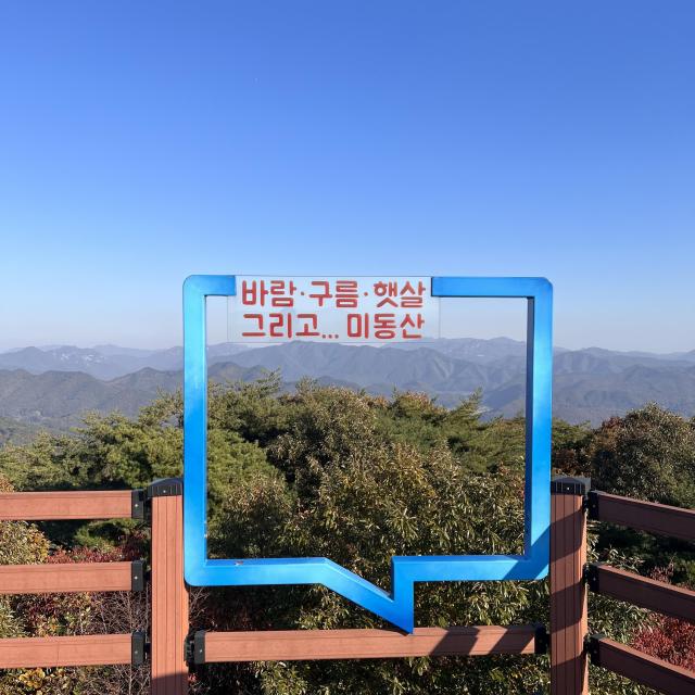 미동산수목원 전망대 사진충북도