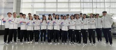 ​[항저우AG] 金 6개 목표 수영 대표팀 항저우로 출국
