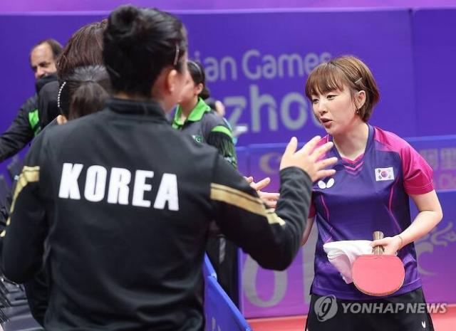 [항저우AG] Le tennis de table féminin de Shin Yu-bin, Jeon Ji-hee et Seo Hyo-won a remporté une victoire complète sur la Thaïlande… N°1 du groupe et s’est qualifié directement pour les quarts de finale
