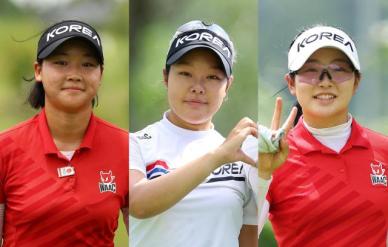 ​여자 골프 대표팀, 2라운드 단체 5위…김민솔은 개인 7위