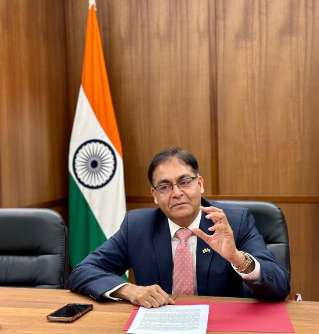 Amit Kumar the Indian Ambassador to South Korea Courtesy of the Indian Embassy in Seoul