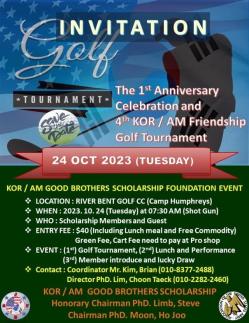 Scholarship association KOR/AM to host golf event in US military base 
