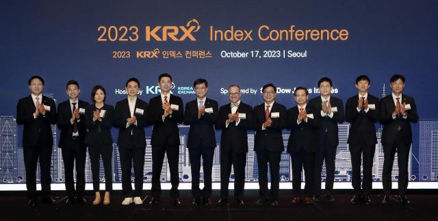 한국거래소(KRX)는 2023.10.17(화) 오후3시30분 서울 여의도 콘래드호텔에서 코스피지수 발표 40주년 및 글로벌 인덱스산업 트렌드를 주제로 2023 KRX 인덱스 컨퍼런스를 개최했다. 사진=한국거래소 