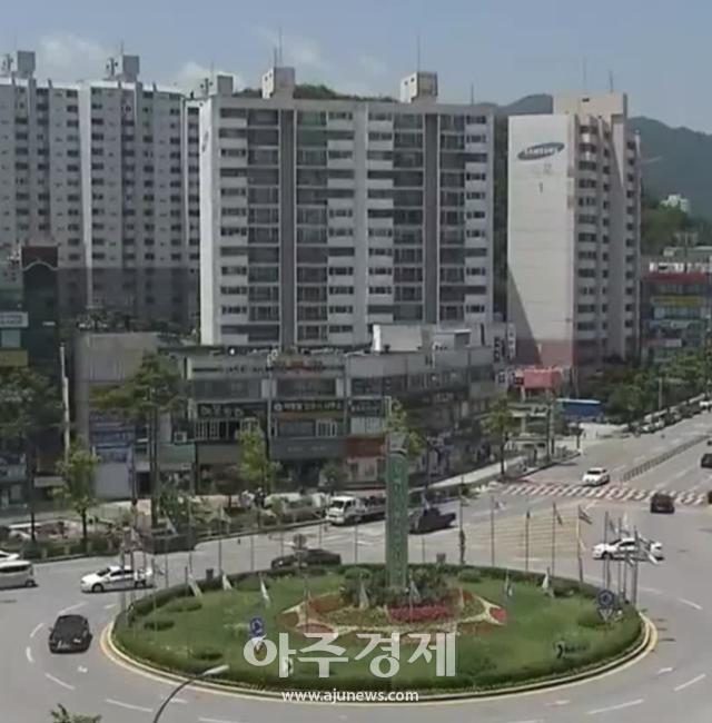 동해시청앞 로타리사진이동원 기자