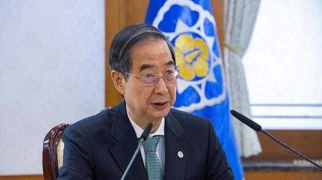 한덕수 국무총리가 20일 오후 서울 종로구 정부서울청사에서 열린 지역 의료 혁신 이행을 위한 관계 장관회의에 참석해 발언하고 있다 사진연합뉴스