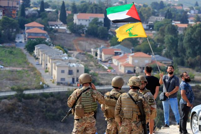 지난 9일현지시각 레바논과 이스라엘 국경 마을 카프르 킬라 사진연합뉴스
