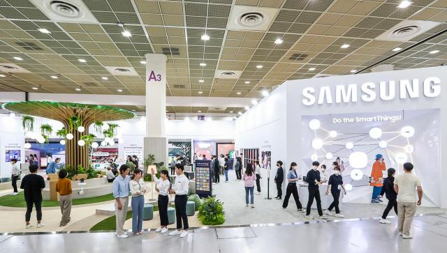 지난해 한국전자전KES 2022 당시 삼성전자 전시장 모습사진삼성전자