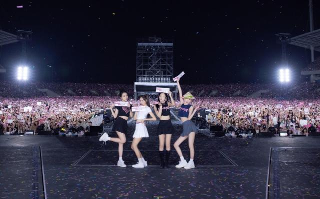 Nhóm nhạc Blackpink trong concert Born Pink tại Hà Nội ẢnhYG Entertainment