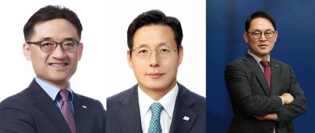 왼쪽부터 김미섭 부회장, 허선호 부회장, 전경남 부사장. 사진=미래에셋증권