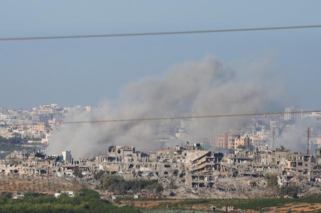 30일 이스라엘 가자지구의 모습 사진 로이터 연합