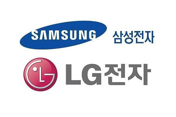 삼성전자와 LG전자 CI사진각 사