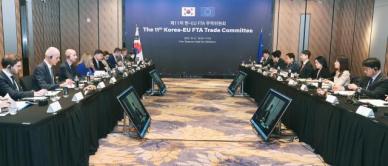 ​제11차 한·EU FTA 무역위 개최... CBAM 등 통상현안 우리 입장 전달