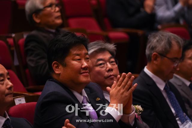 이상호 태백시장이 ‘2023 추계 자원연합 학술대회’에 참석하고 있다사진태백시