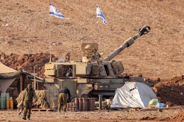 가자지구 국경 인근 이스라엘군 사진AFP 연합뉴스