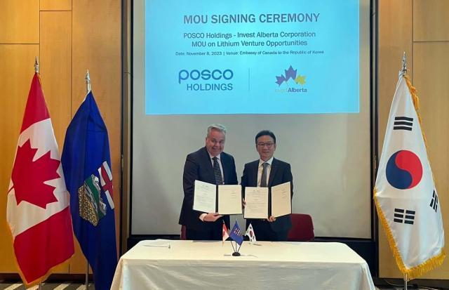 POSCO Holdings partners with Canadian investment company to roll out oil field brine-based lithium businesses