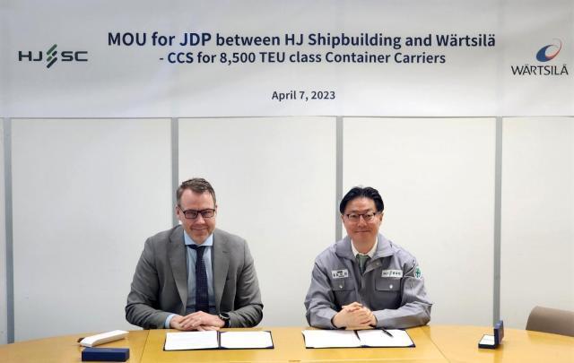 HJ重工業、CCS適用8500TEU級エココンテナ船の開発