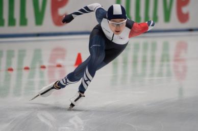빙속 김민선, 월드컵 2차대회서 여자 500m 레이스 은메달