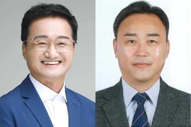 유창희 전북도 정무수석과 임청 대변인왼쪽부터사진전북도