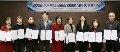 경기도 주거복지센터, 기초 지역센터 광폭지원 위한 업무협약 체결