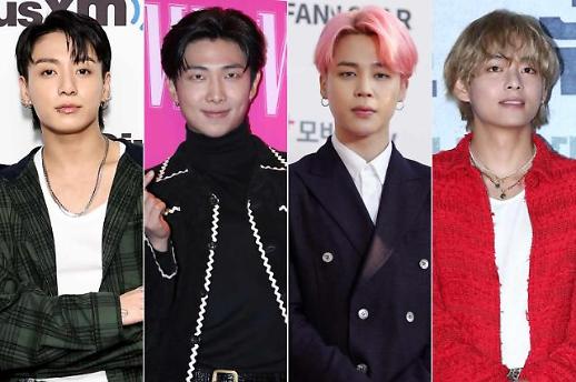 BTS成员RM、V、Jimin和Jungkook将于下个月入伍