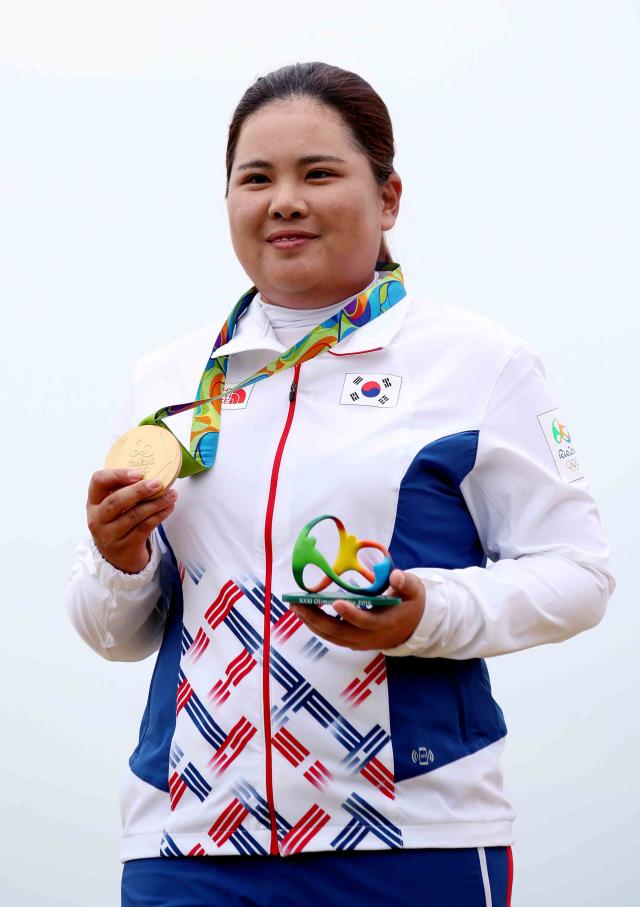 박인비가 지난 2016년 리우데자네이루 여름 올림픽 골프 부문 여자부에서 금메달을 목에 걸었다 사진대한체육회