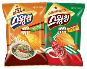 Orion ra mắt bim bim khoai tây vị phở và vị tương ớt Sriracha