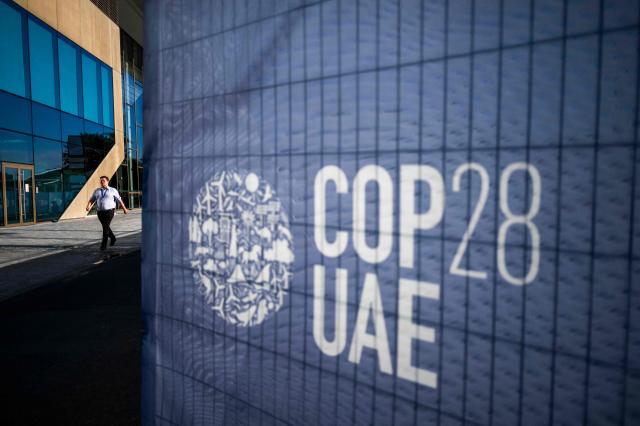 TOPSHOT - A man walks past a COP28 sign at the venue of the United Nations climate summit in Dubai on November 30 2023 The UN climate conference opens in Dubai on November 30 with nations under pressure to increase the urgency of action on global warming and wean off fossil fuels amid intense scrutiny of oil-rich hosts UAE Photo by Jewel SAMAD  AFP2023-12-01 045522
저작권자 ⓒ 1980-2023 ㈜연합뉴스 무단 전재 재배포 금지AFP or licensors