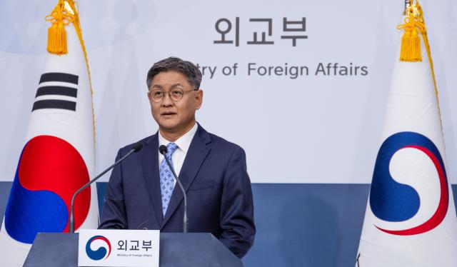 정례브리핑하는 임수석 외교부 대변인 사진연합뉴스