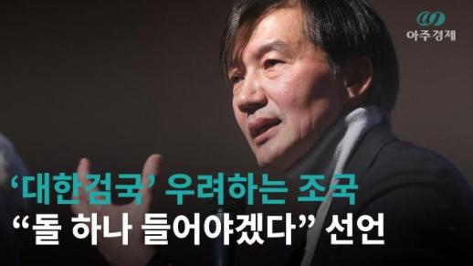 [영상] 서울대 교수직 파면 조국의 선언…돌 하나 들겠다