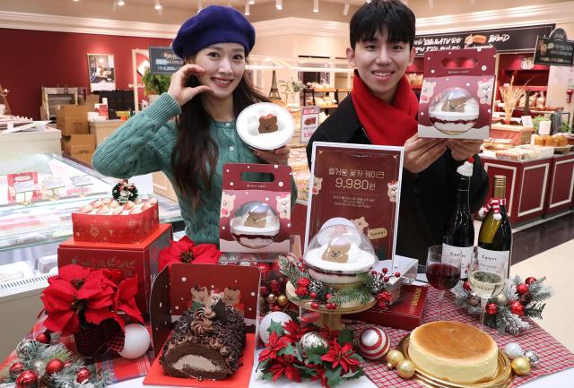 신세계푸드가 크리스마스 앞두고 선보인 케이크 제품들 사진신세계푸드